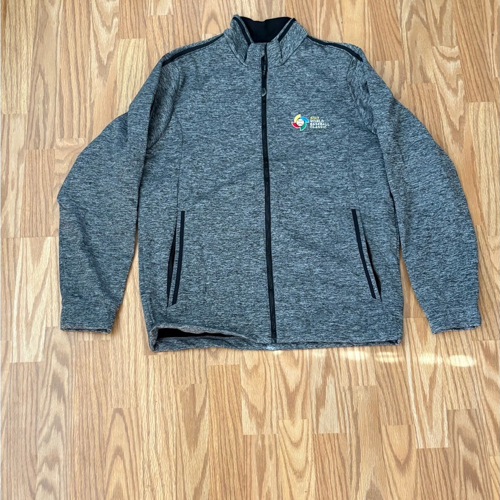 Antigua Gray Full-Zip Jacket